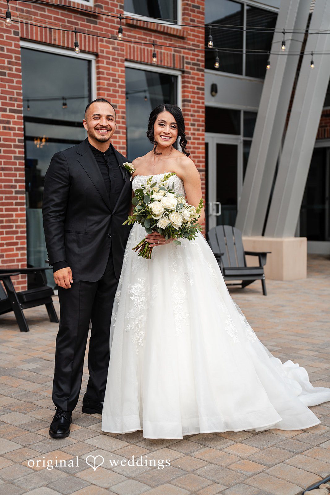 Emily + Miguel A stunning portrait of the couple at Ashley Ridge