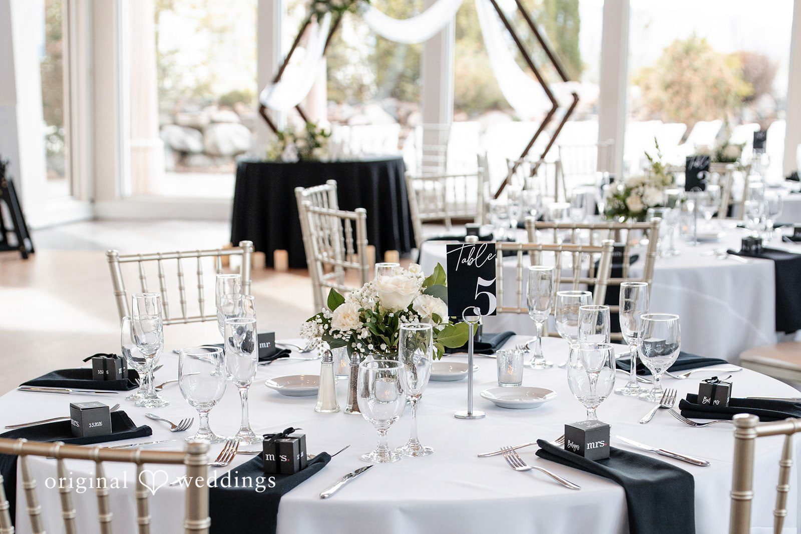 Emily + Miguel Table details