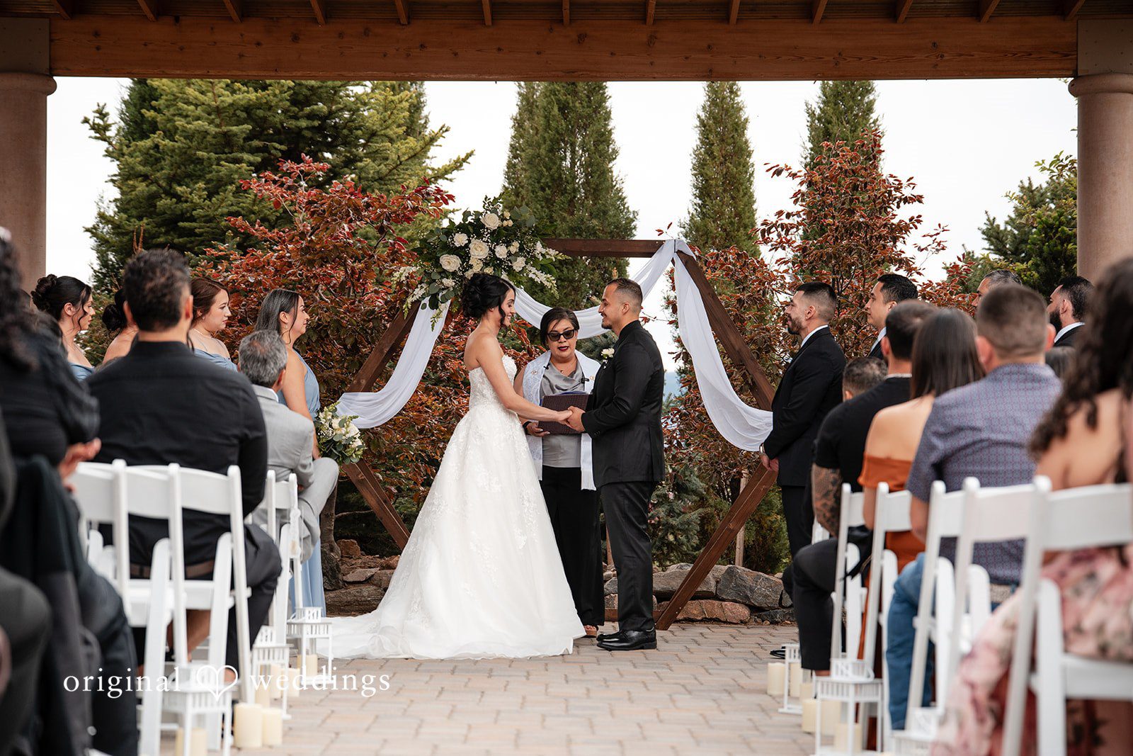 Emily + Miguel The couple exchanges marital vows