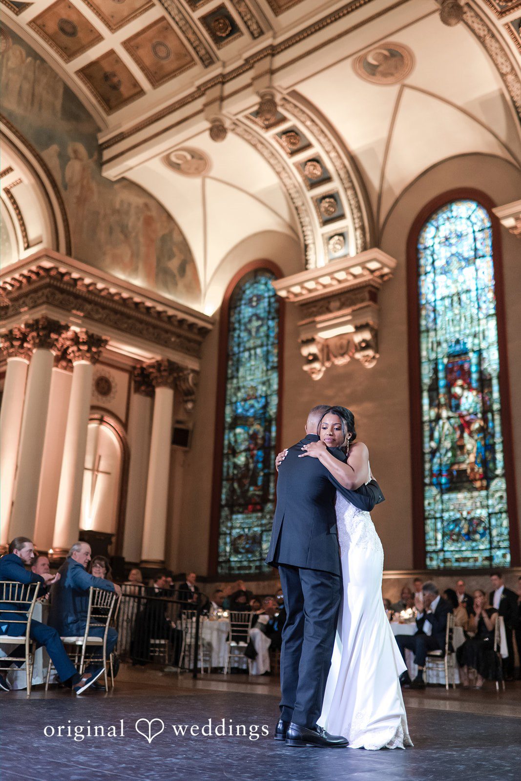 Sydney + Ty Bride and groom sharing their first dance at the reception