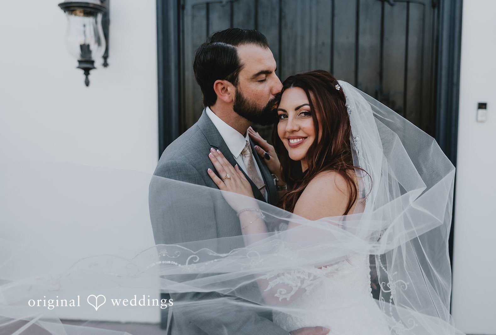 Romantic picture of couple captured by San Diego Wedding Photographers from Original Weddings