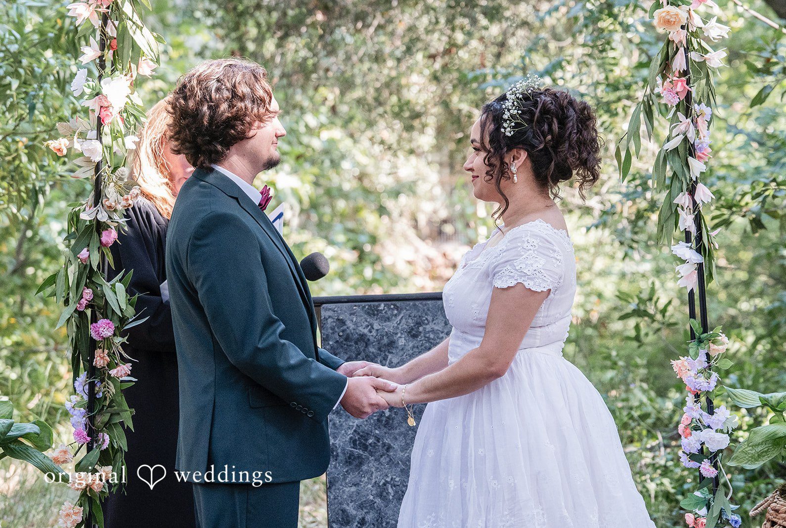 Los Angeles wedding photography by Original Weddings capturing the happiest moment of couple at Camp Bartlett