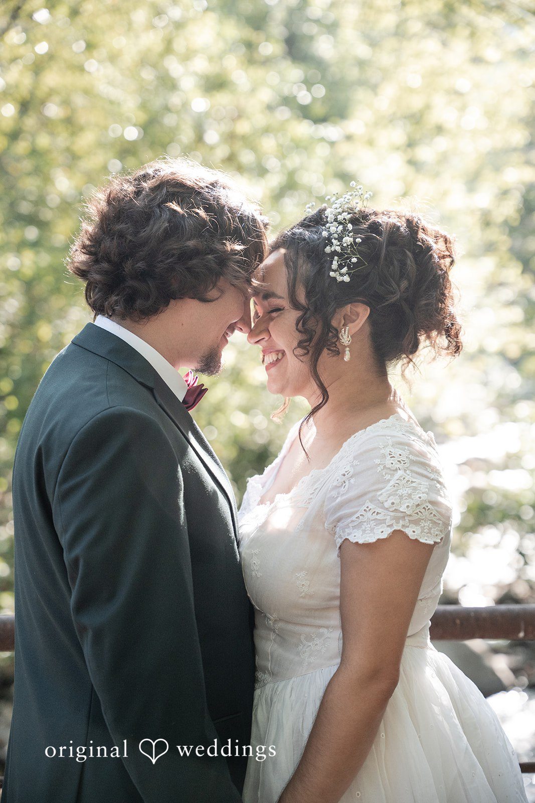 Keely + Sam Lovely couple posing romantically for wedding photography