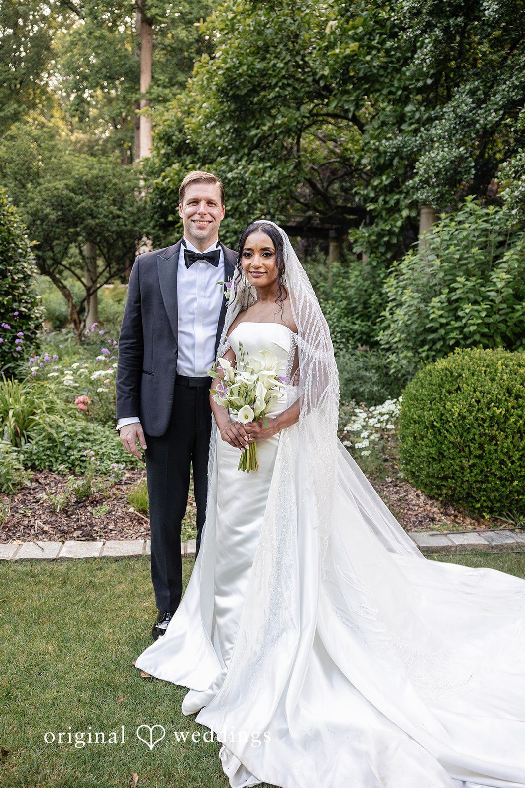 Elegant newlywed portrait at Cator Woolford.