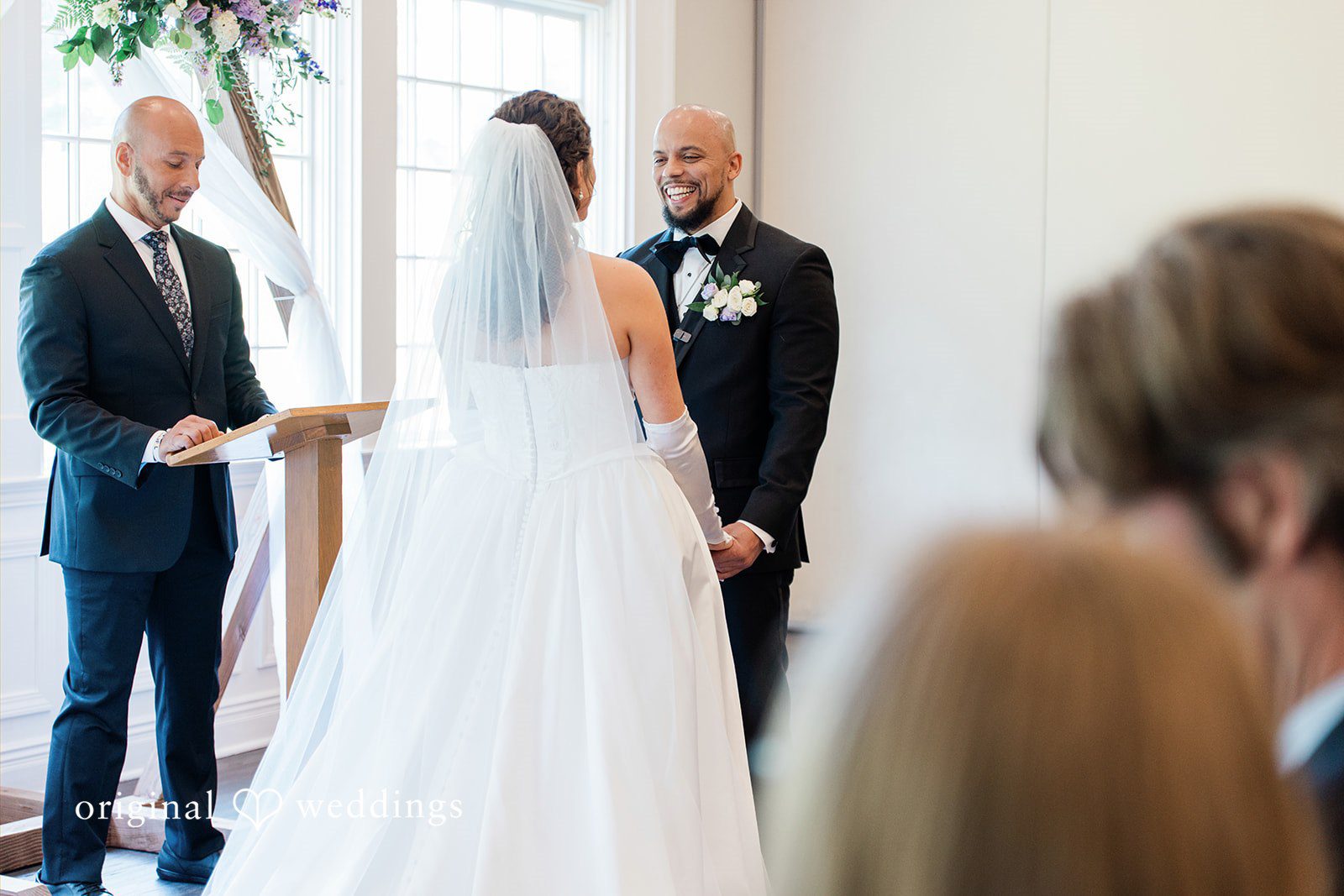 Kristen + Robert Vows exchange at Coatesville Country Club