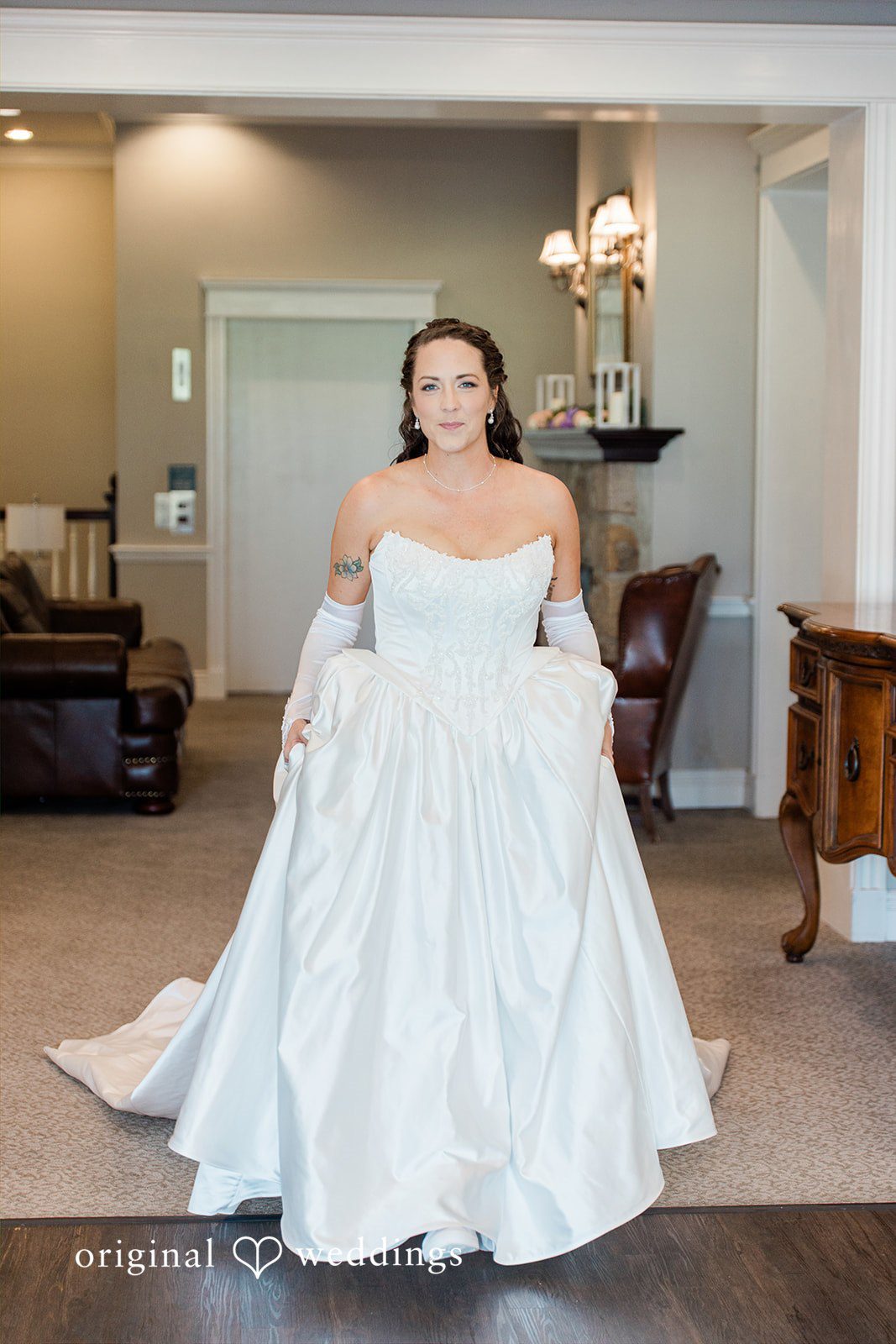 Kristen + Robert A stunning portrait of the bride