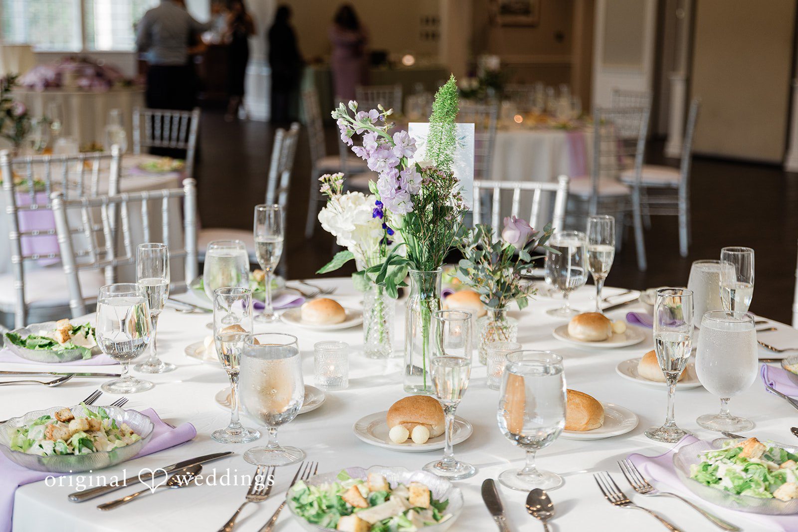 Kristen + Robert Table detailed with florals, desserts, etc