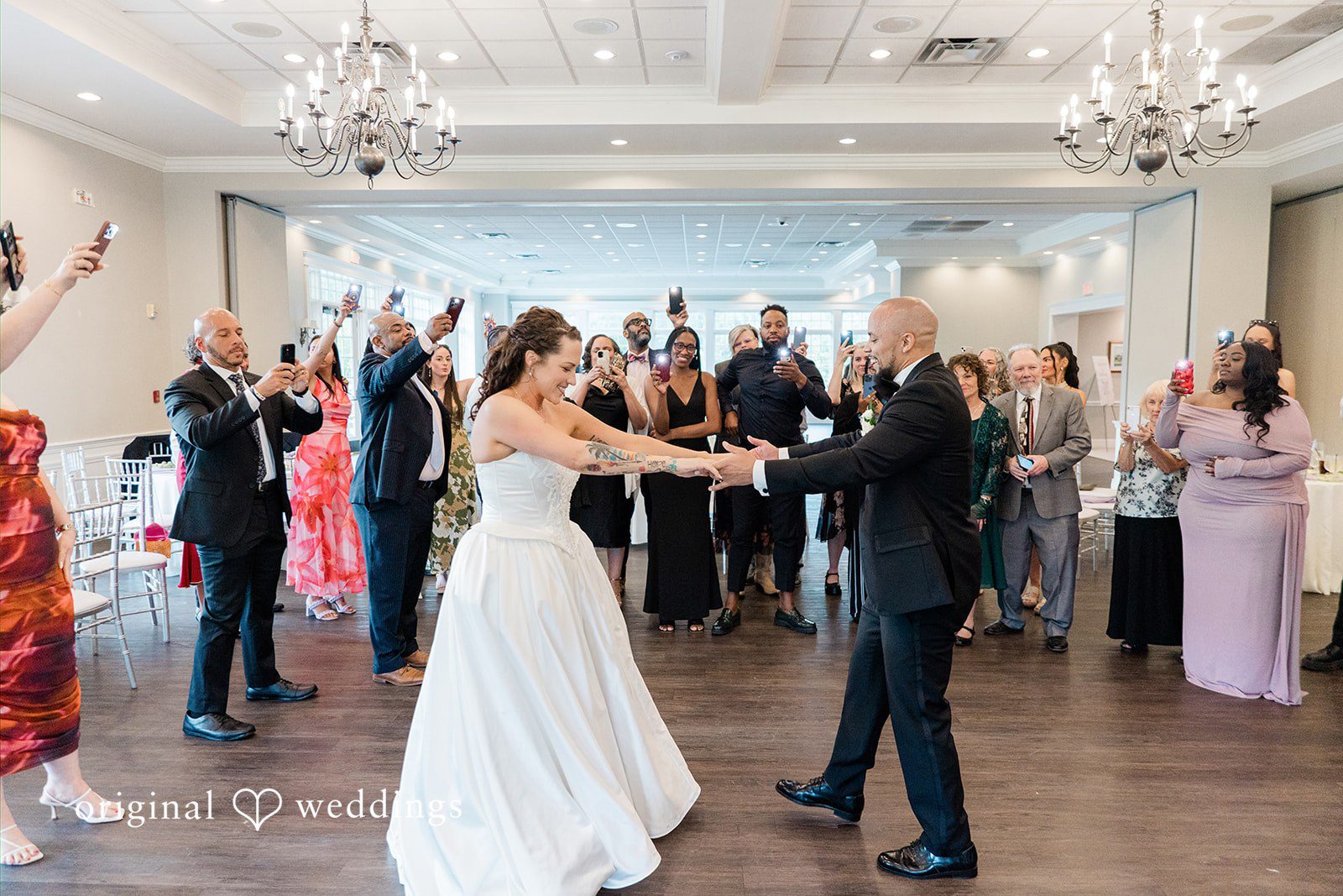 Kristen + Robert Dance time at the wedding reception