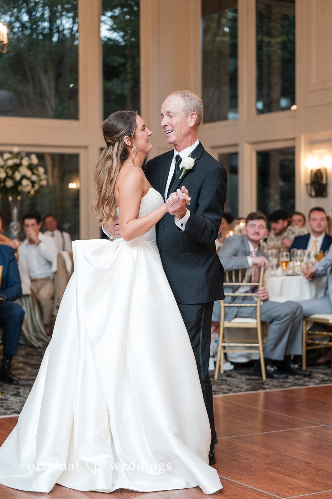 Megan + Grant The bride dances with her father