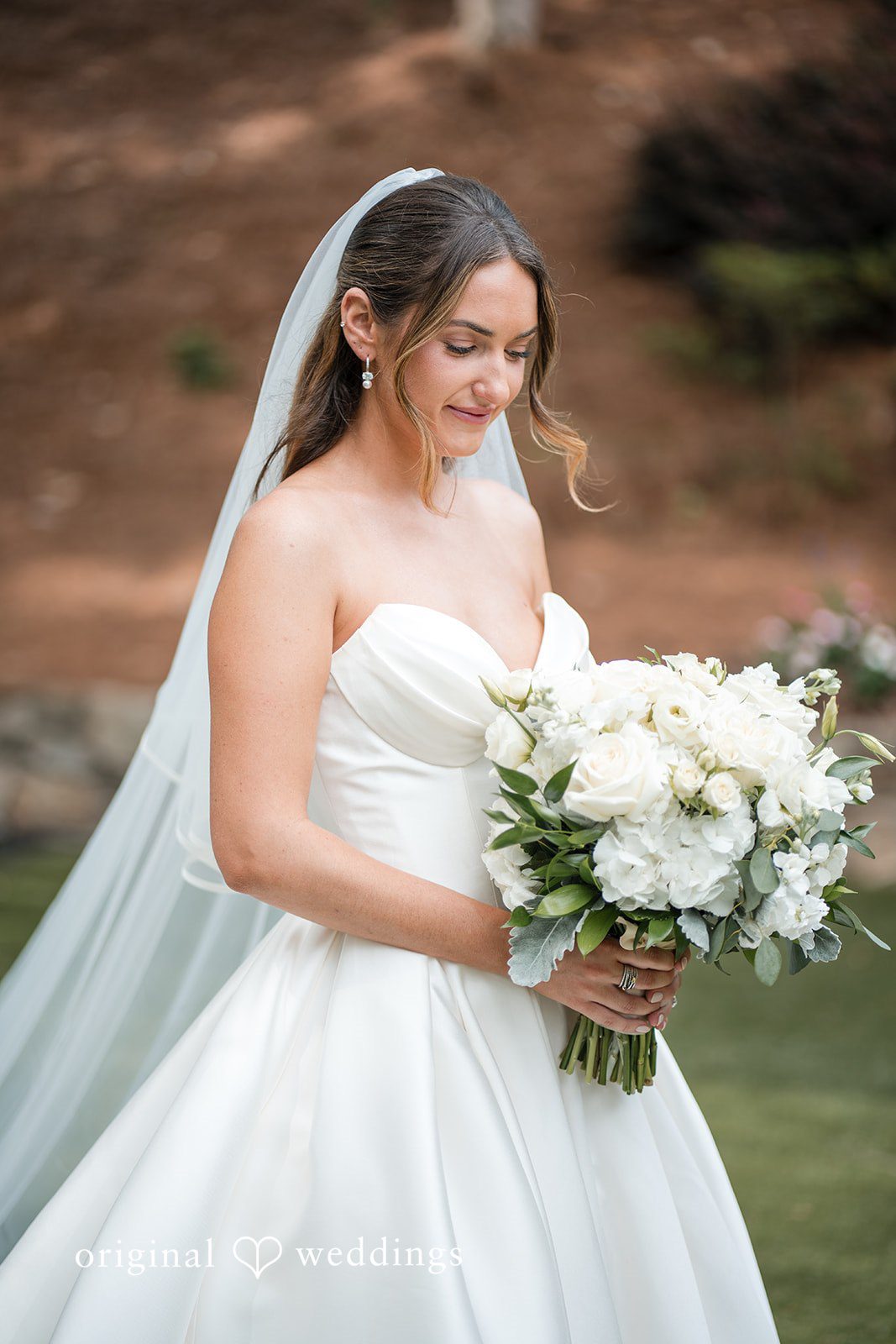 Megan + Grant The bride in the outdoors