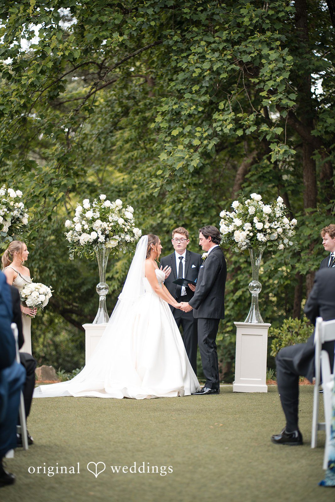 Megan + Grant The priest blesses the union