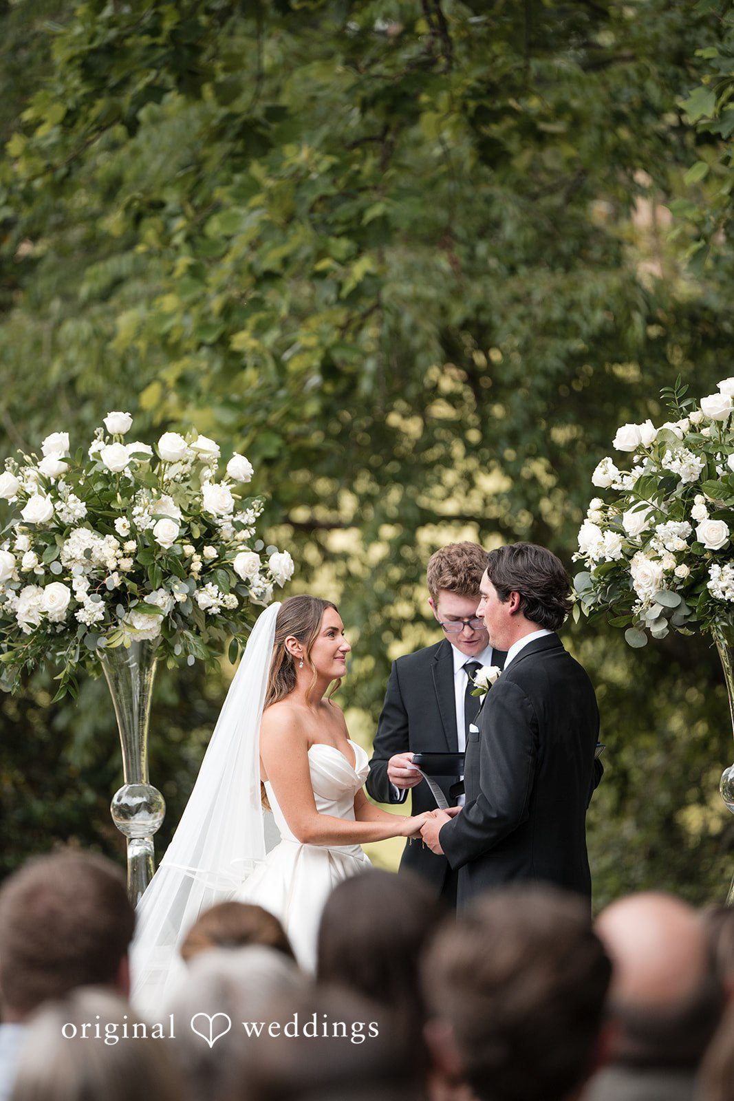 Megan + Grant A moment from the wedding ceremony