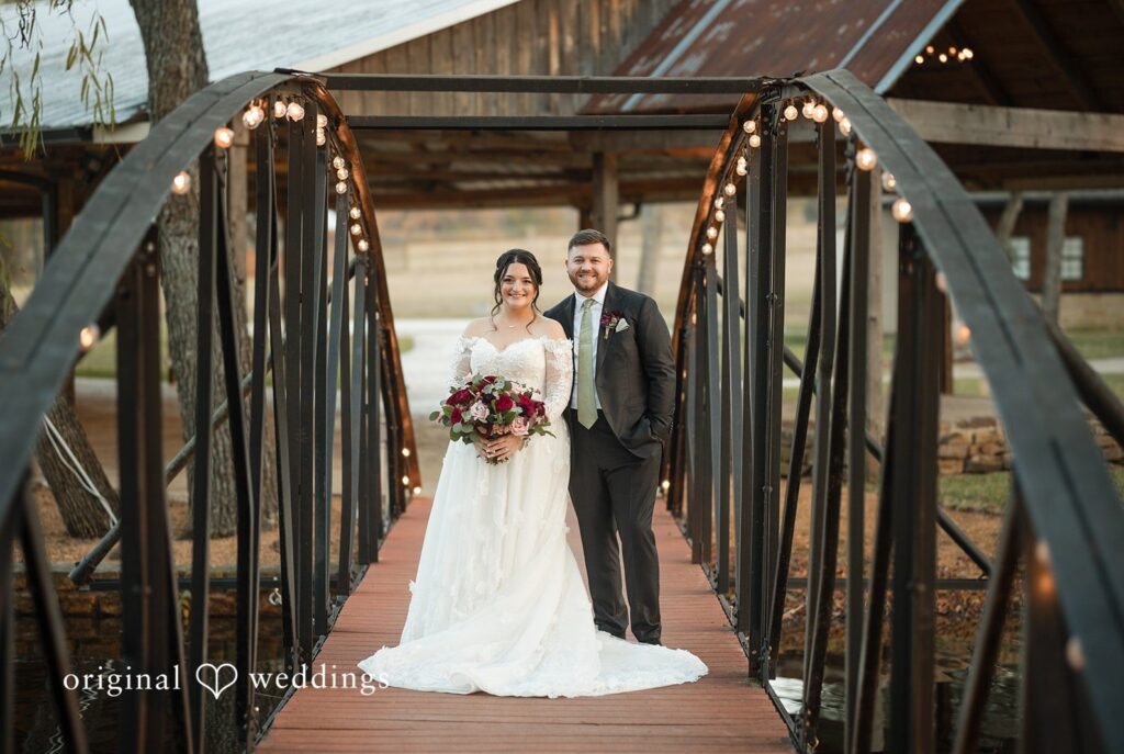 Natalie + Dakin Stunning portrait of couple at Cross Creek Ranch captured by Dallas wedding photographers from Original Weddings.