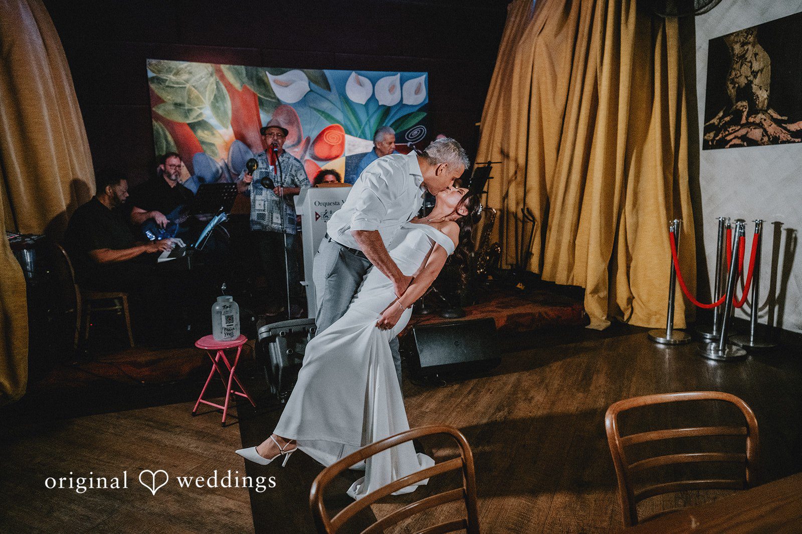 Sunny + Erika Bride and groom dancing at the reception