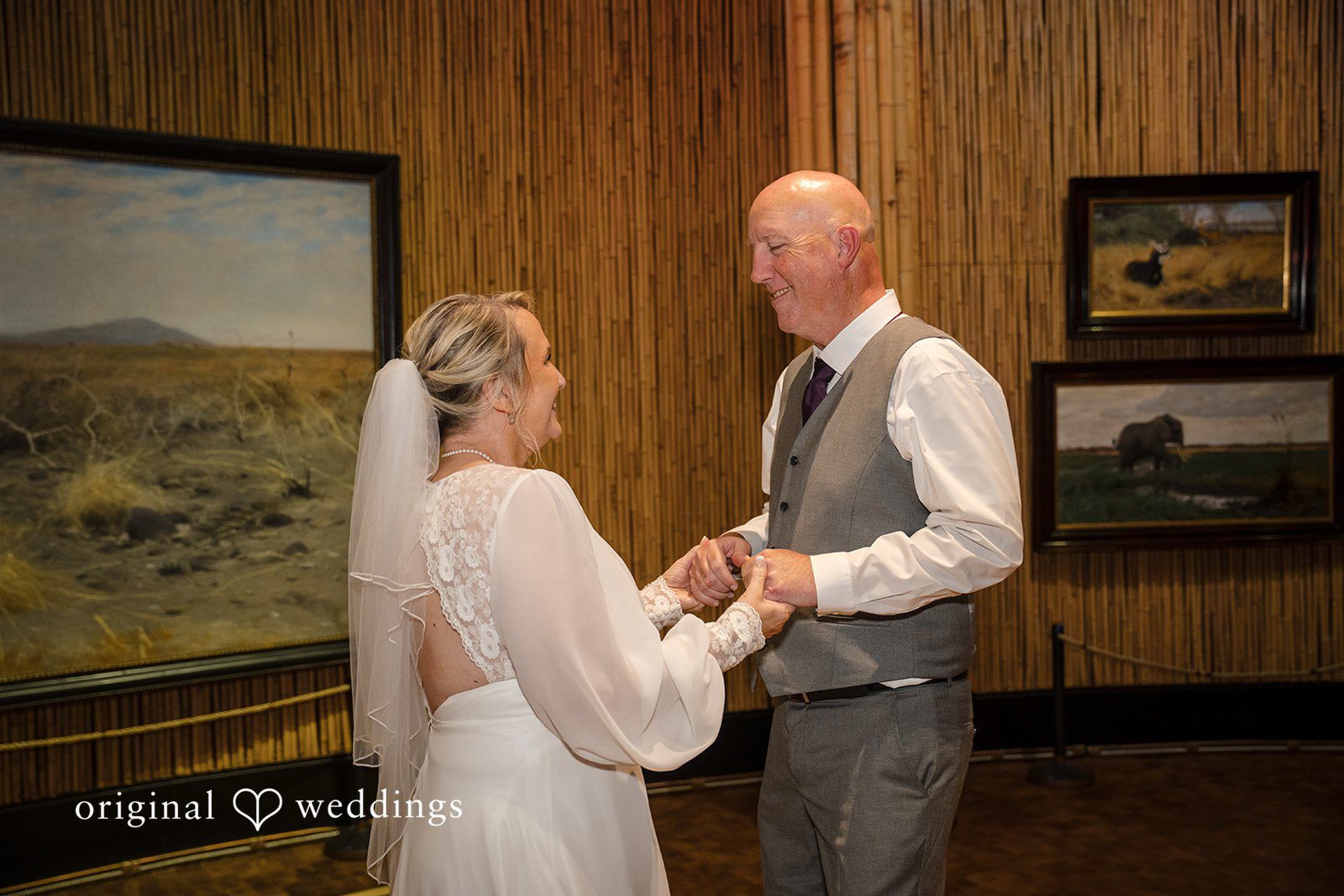 Lorene + Brad Bride and groom dancing during the reception