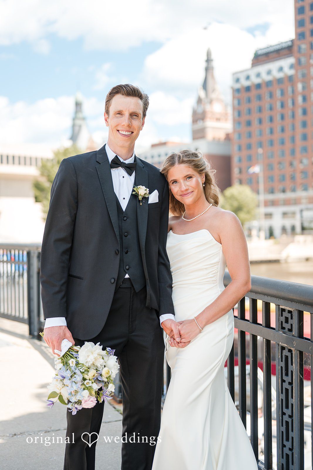Stunning portrait of couple at Gather at Deer District