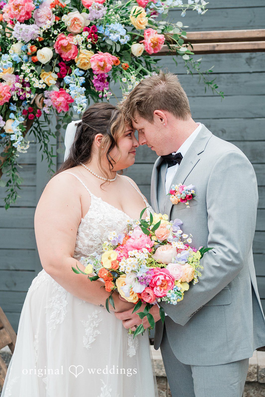 Janissa + Josh Bride and groom posing for the wedding photography