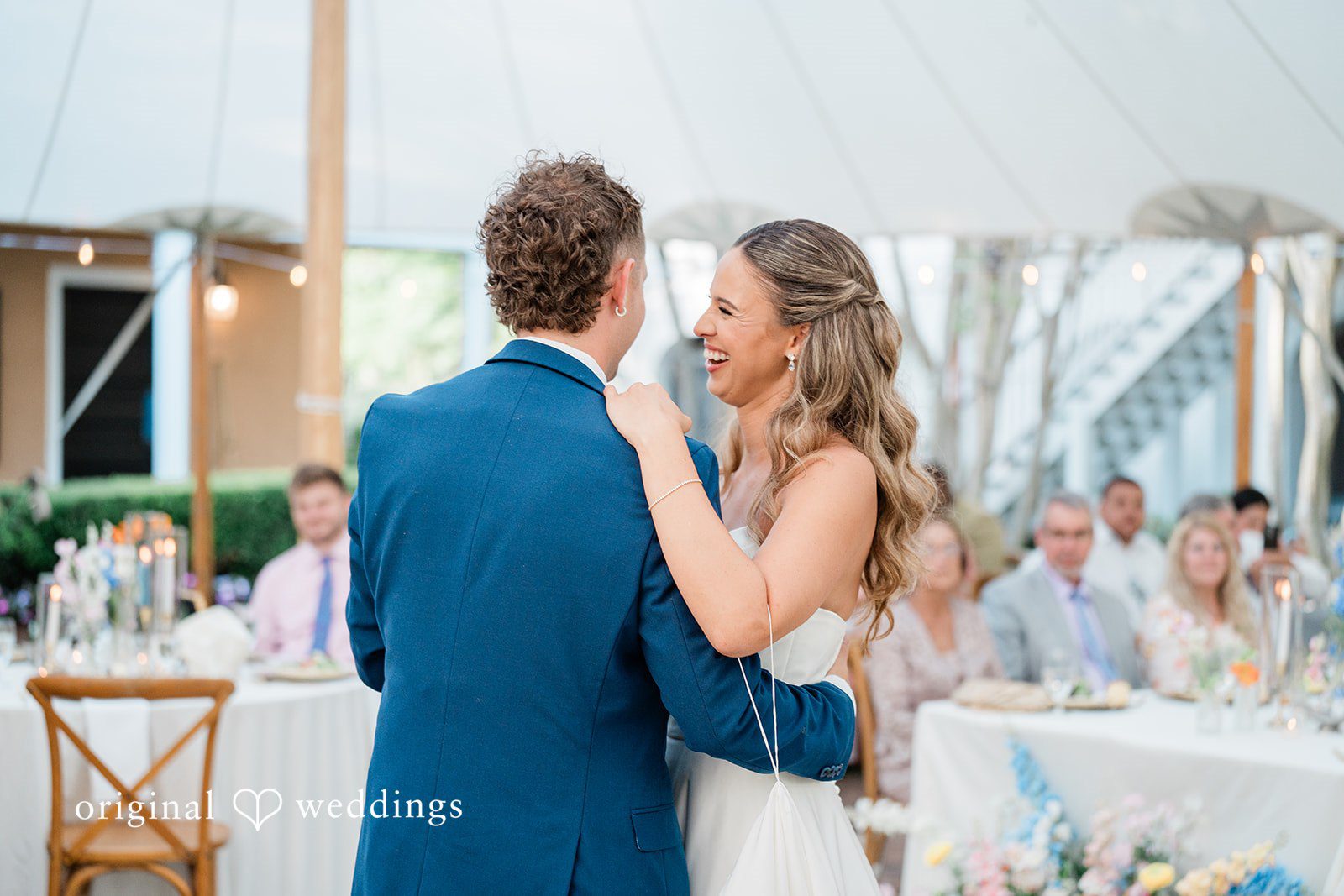 Moment from the wedding reception