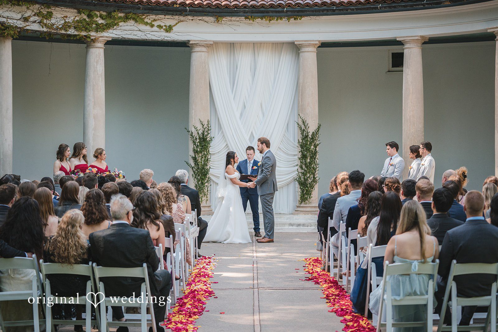 Raena + Austin The Hacienda De Las Flores wedding ceremony
