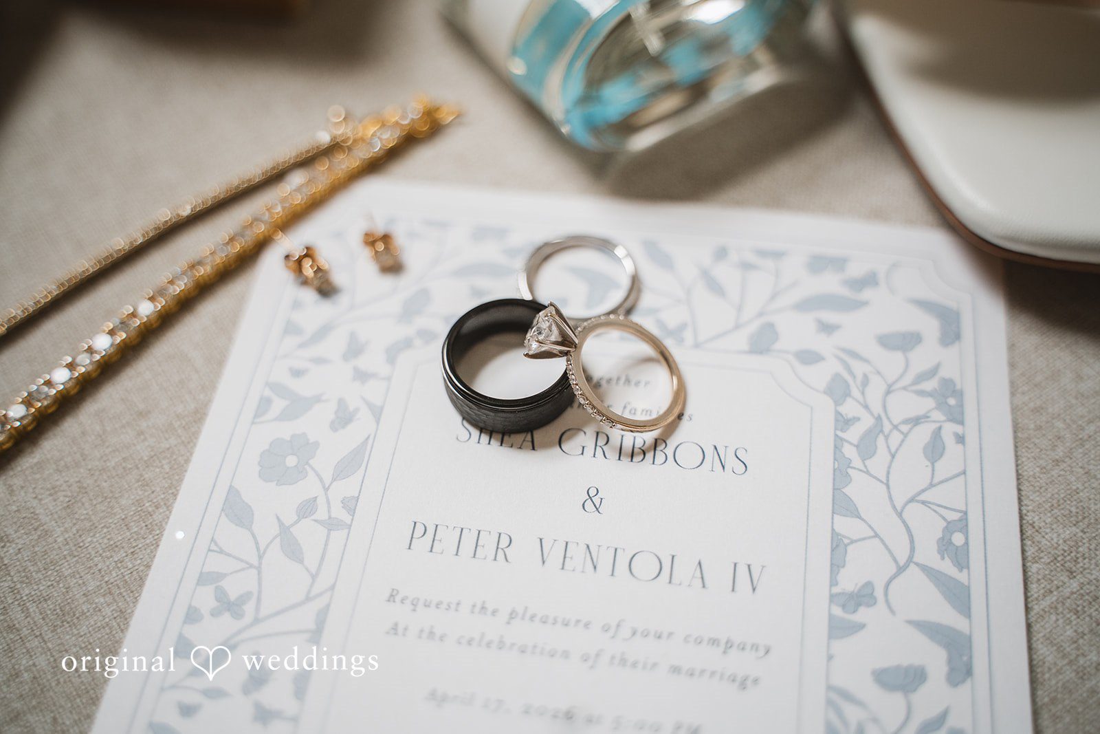 Shea + Peter The wedding rings and IV
