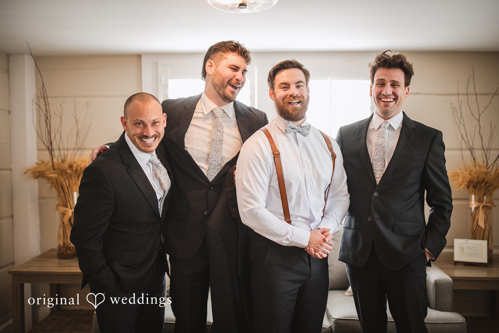 Shea + Peter The groom and his groomsmen