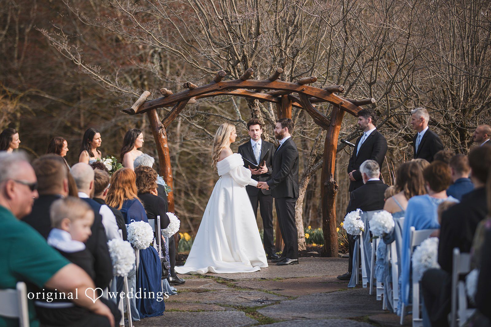 Shea + Peter The couple takes their vows
