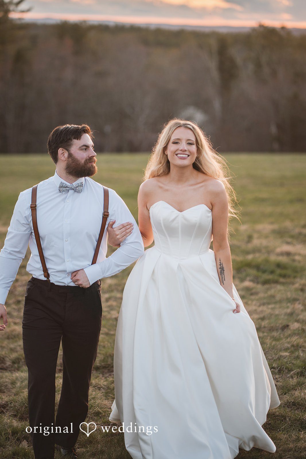 Shea + Peter The couple takes a walk