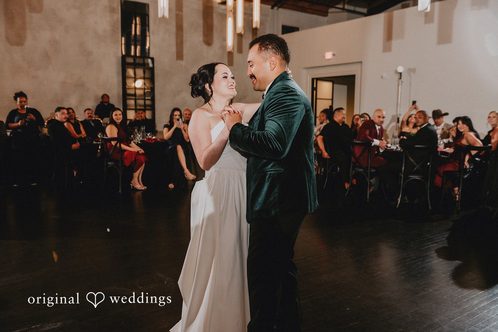 Christina + Josue The couple takes their first dance