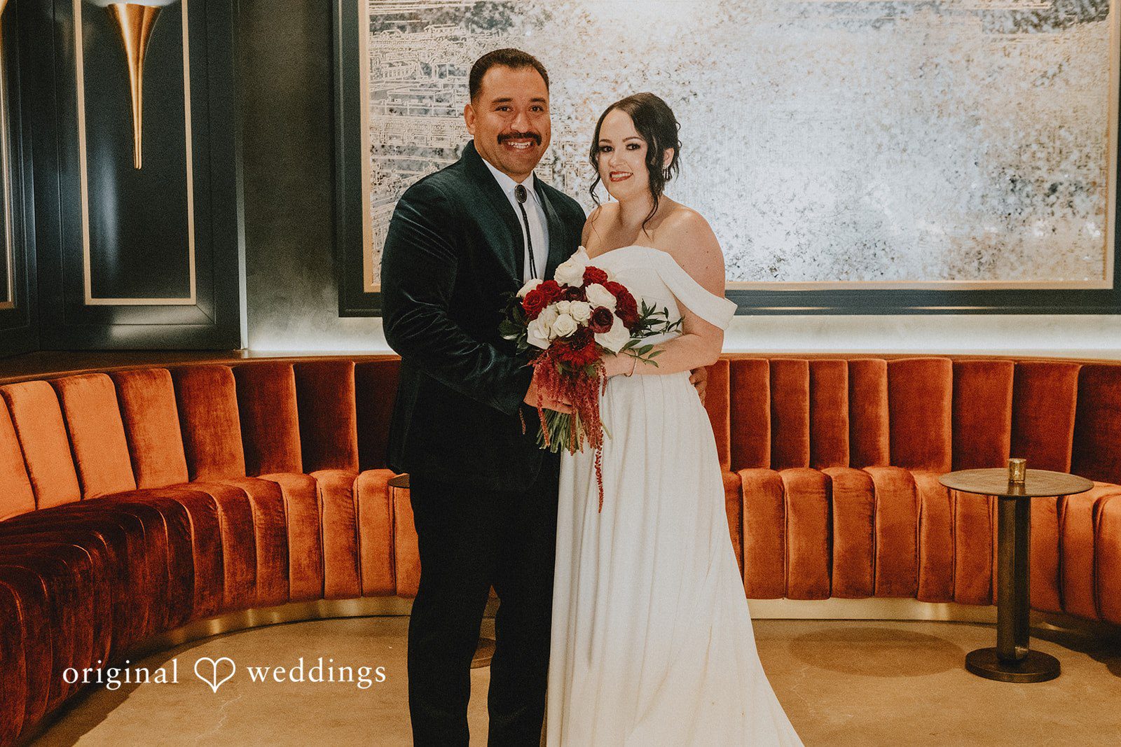 Christina + Josue Our San Diego wedding photographers captured a stunning portrait of the couple at Headquarters at Wedgewood