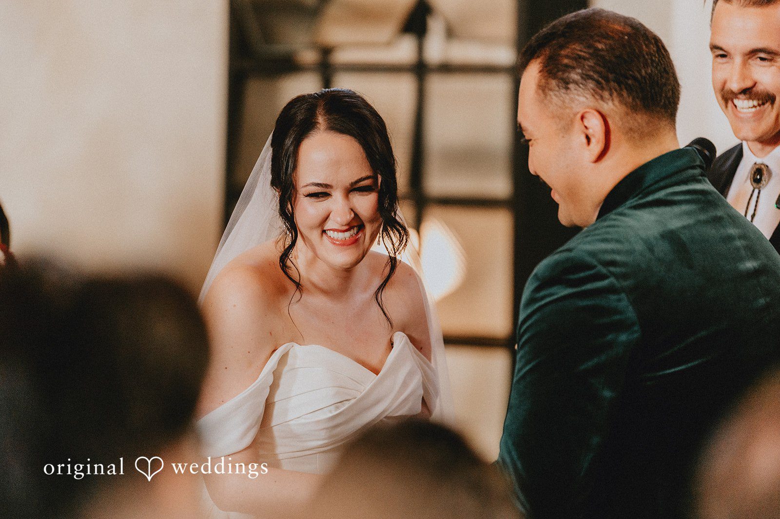 Christina + Josue A portrait from the wedding ceremony