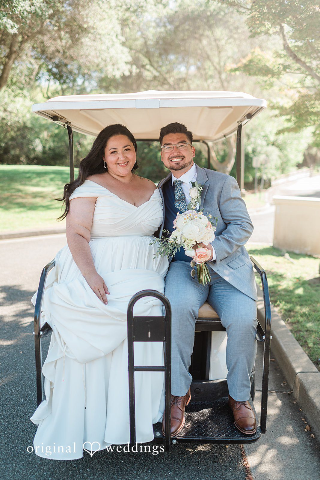 Lovely pose of bride and groom at Hiddenbrooke Hills