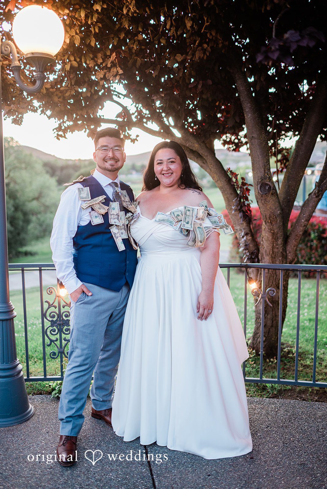Lovely picture of couple at Hiddenbrooke Hills