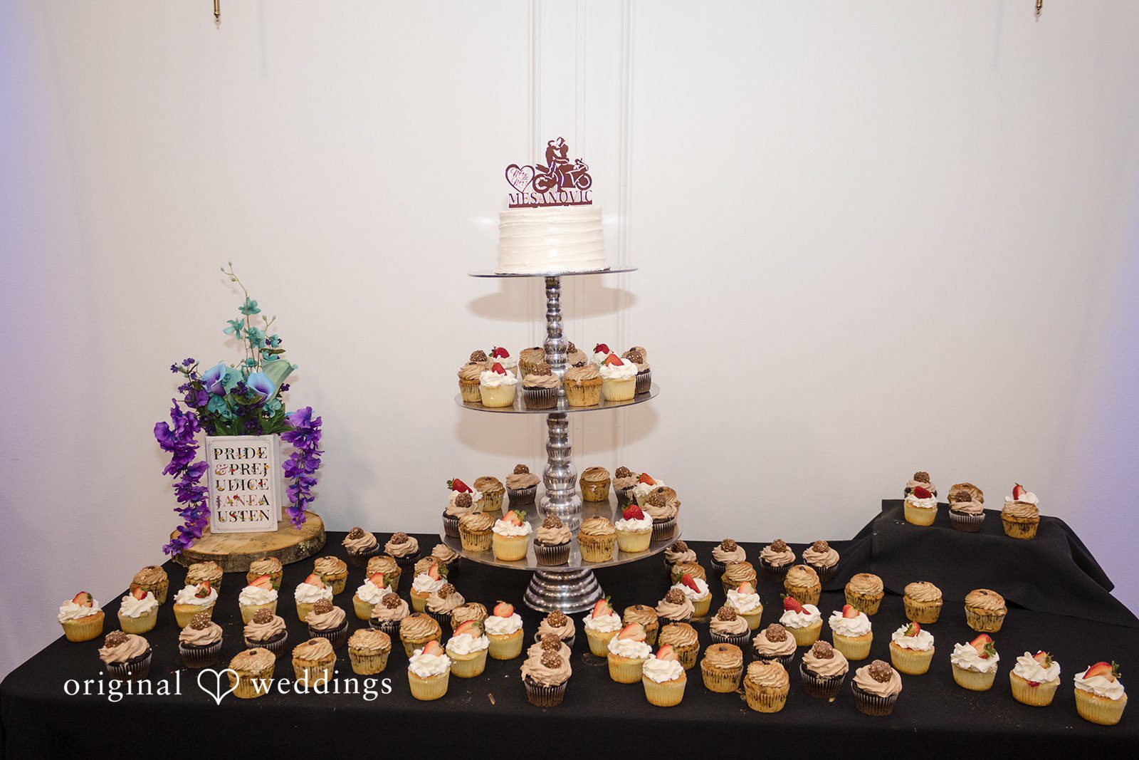 Madison + Edin Yummy desserts at the wedding reception