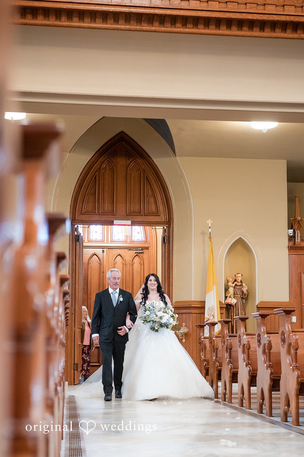 Peter + Aimee Emotional bridal entrance moment at Hilton Portland Downtown