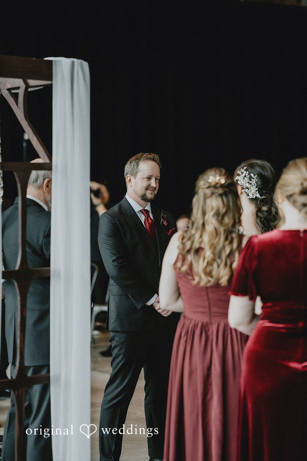 Spencer + Hilary A moment from the wedding ceremony