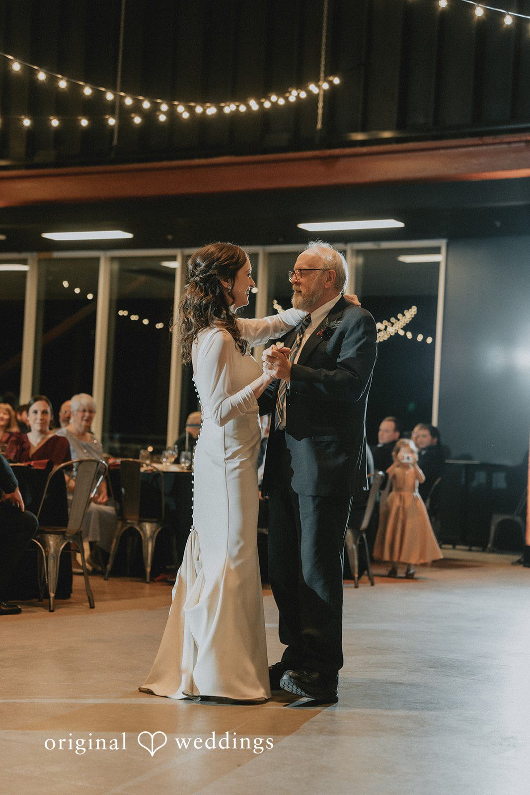Spencer + Hilary The bride dances with her father