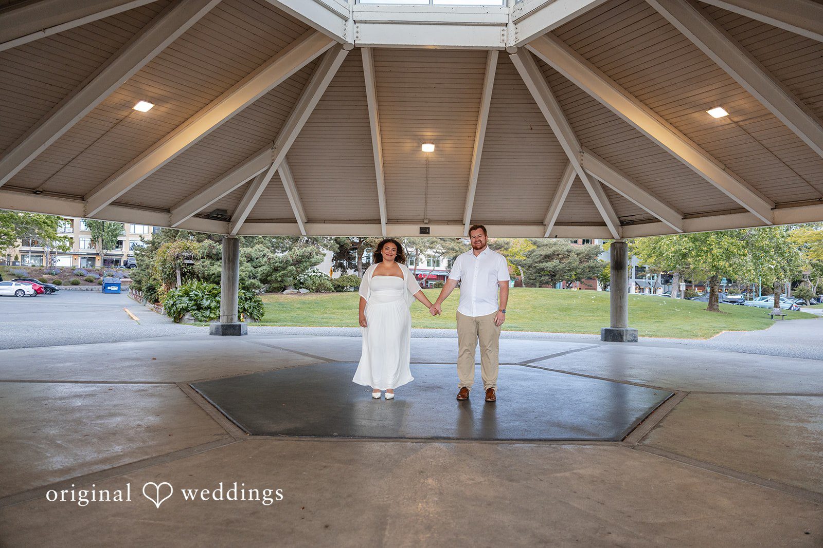 A portrait exposing the architectural beauty of the park