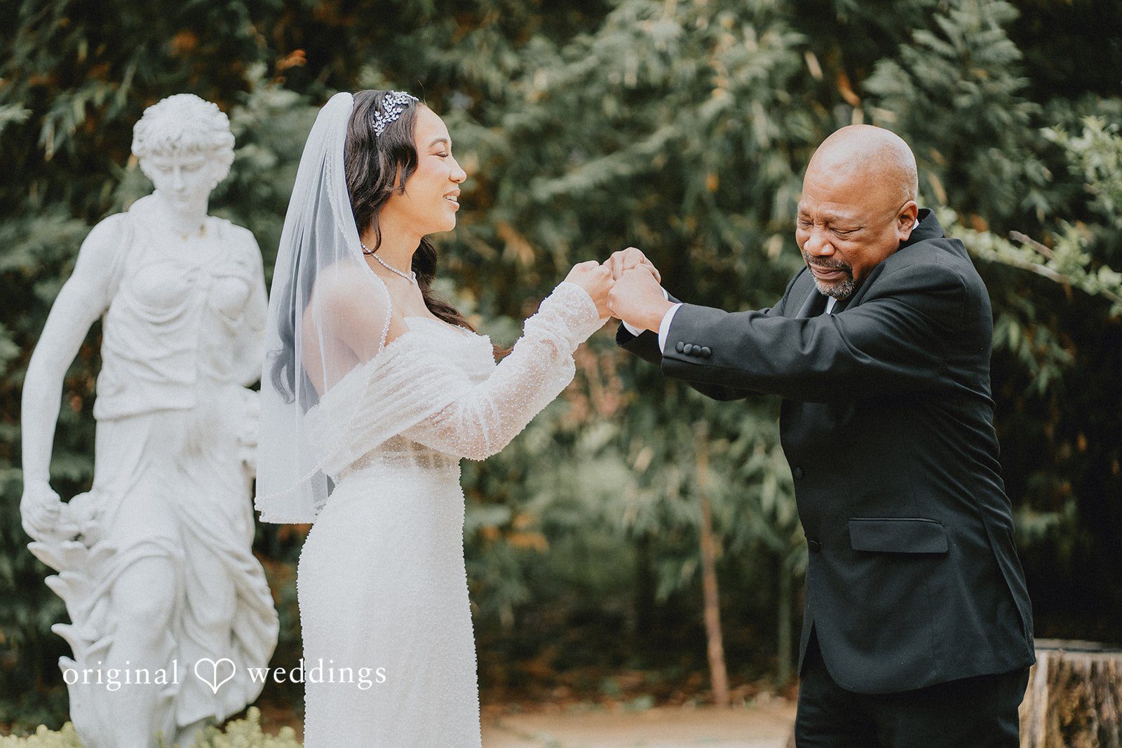 Destiny + Daniel The bride and her father