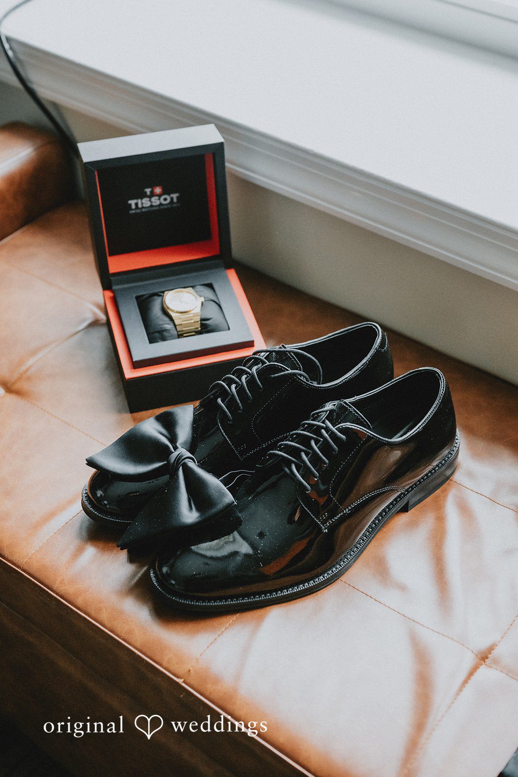 Destiny + Daniel Groom's shoes and wrist watch