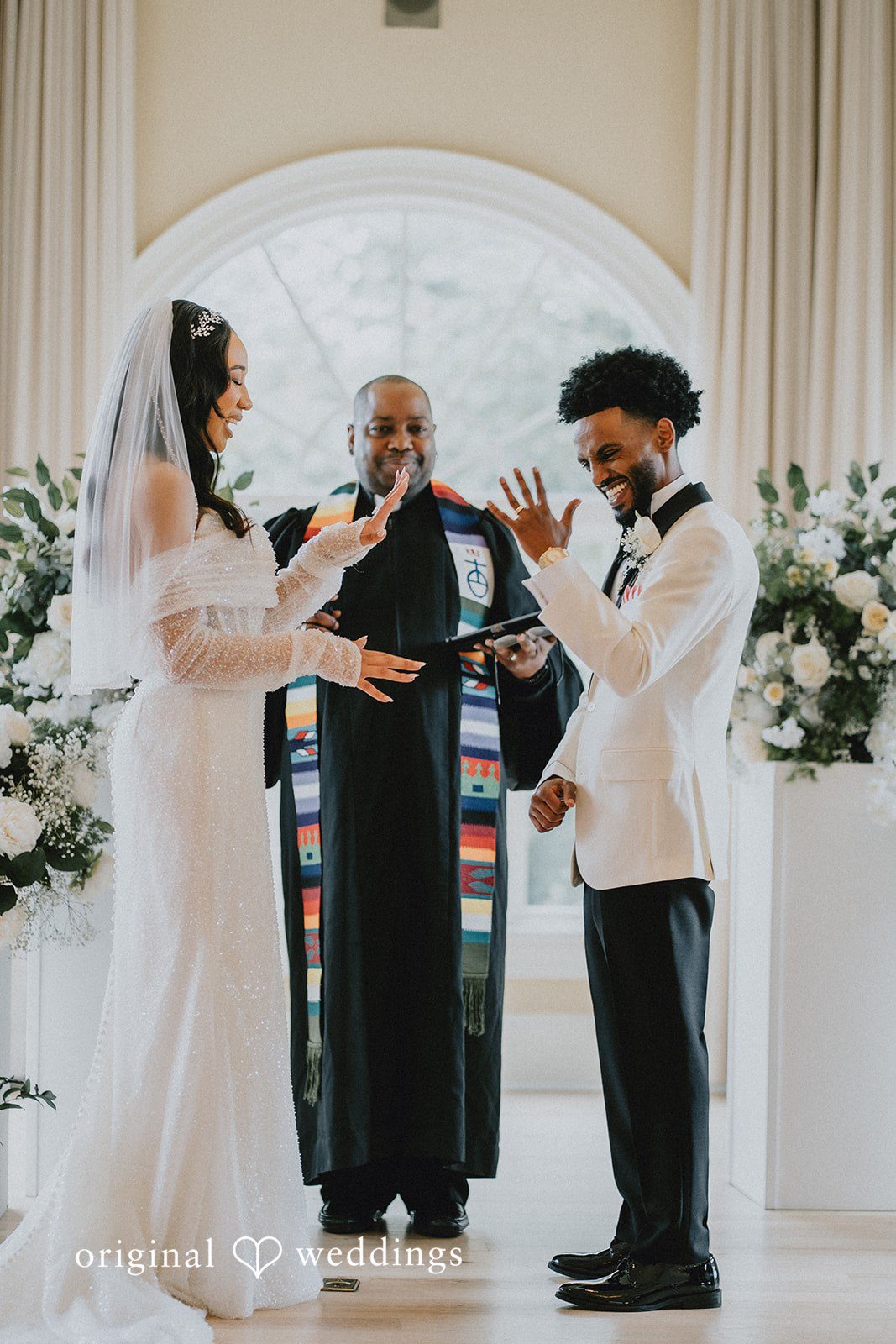 Destiny + Daniel A joyful moment both couple showed off their wedding rings