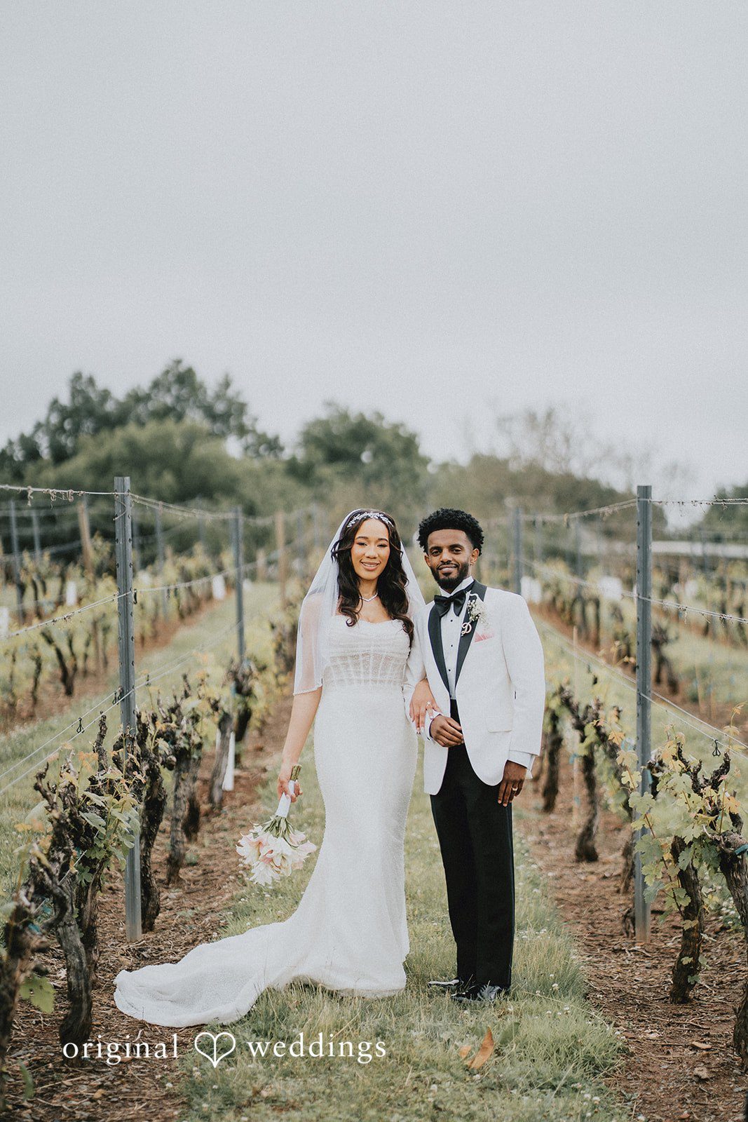 Destiny + Daniel A beautiful portrait of the couple by the garden