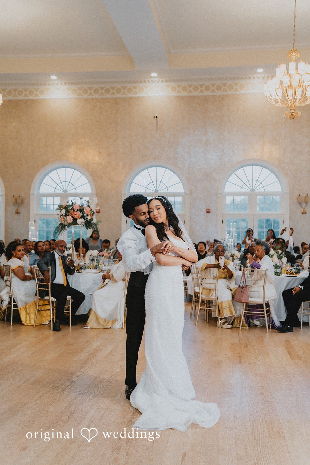 Destiny + Daniel The couple takes a romantic dance move