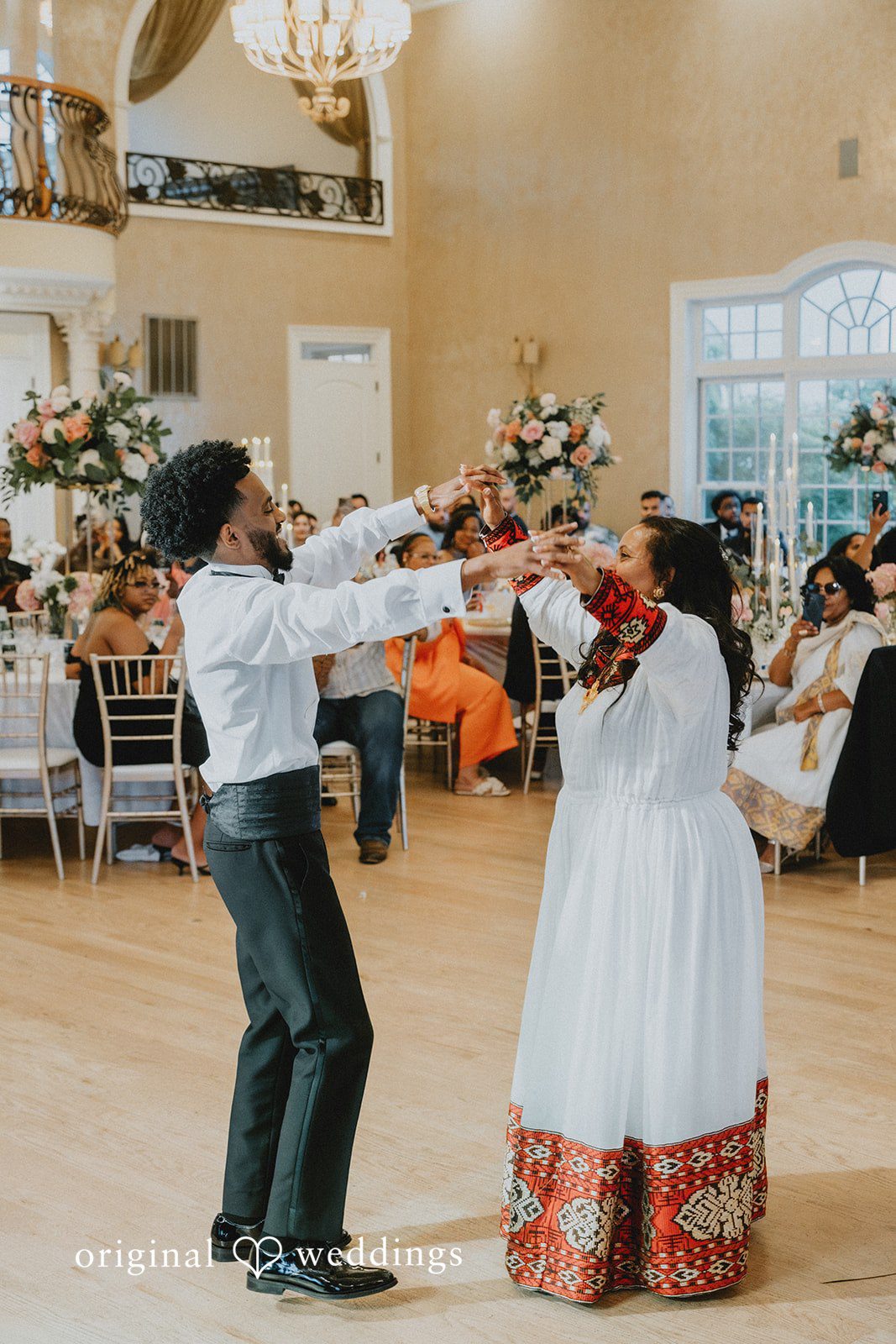 Destiny + Daniel The groom dances with his mum