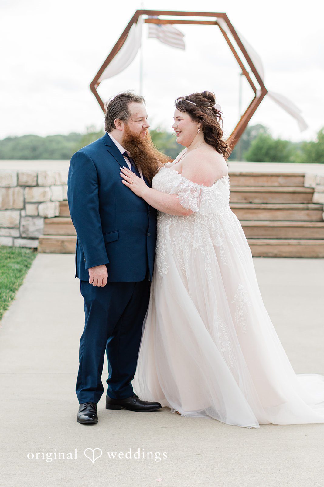 A romantic portrait outdoors