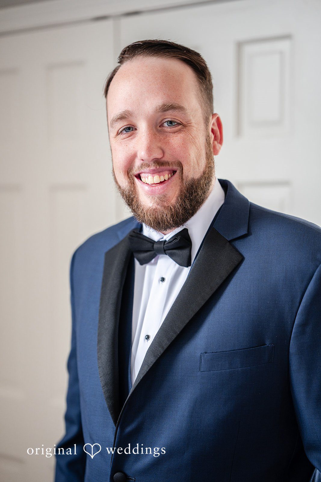 Groom portrait after preparations on the wedding day