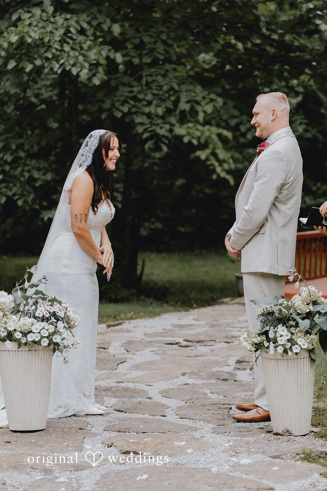Lovely moments of couple captured by Cincinnati Wedding Photographers