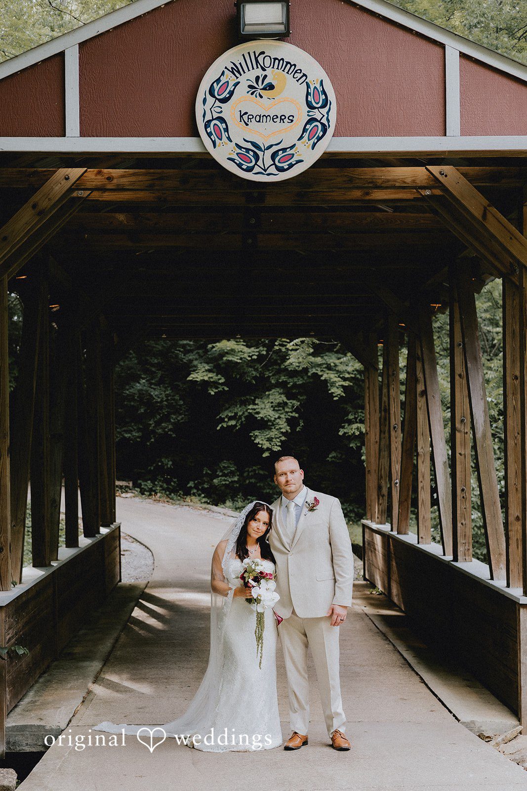 Stunning portrait of couple captured by Cincinnati Wedding Photographers
