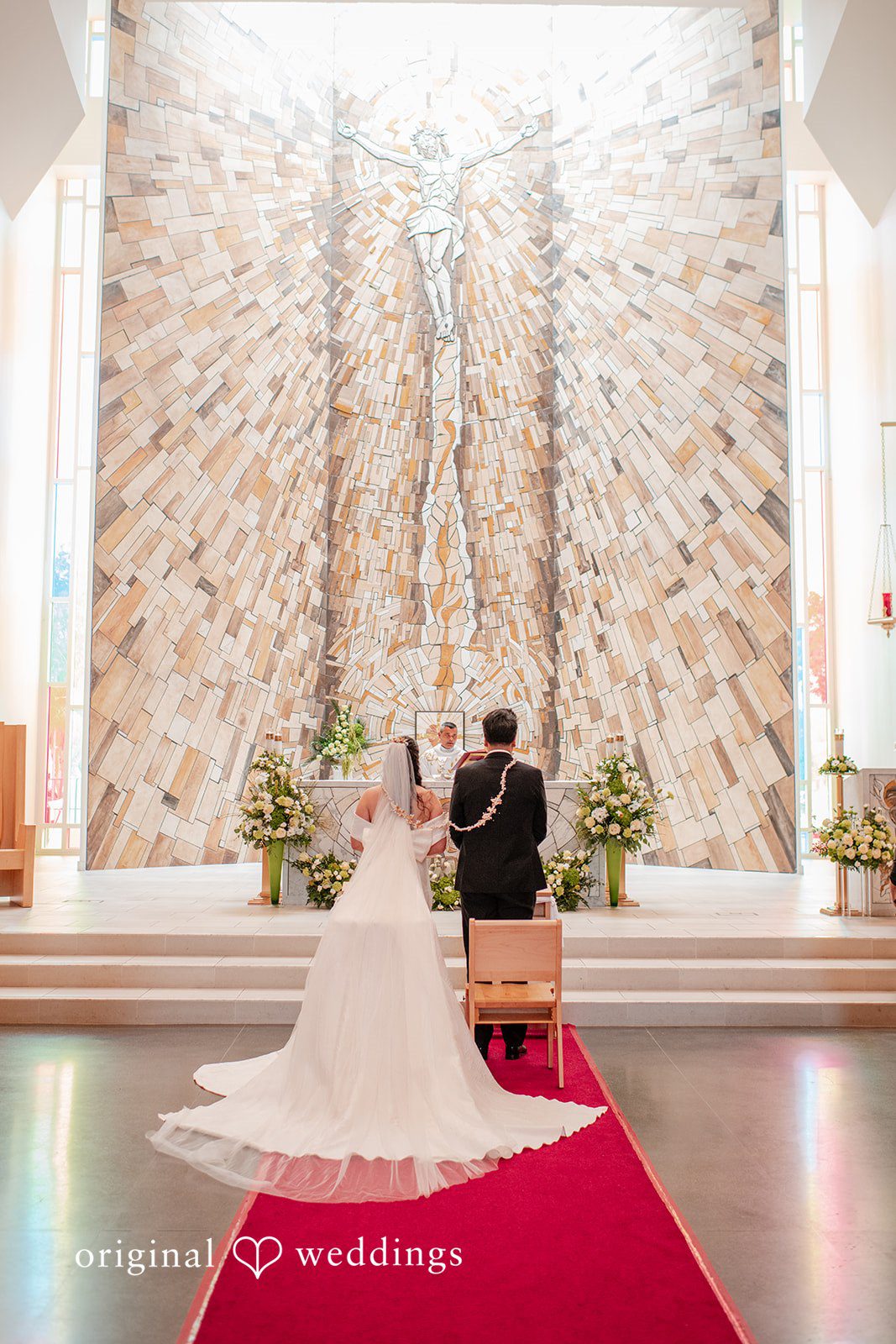Paulina + Steve Bride and groom sharing joyful moments during the ceremony