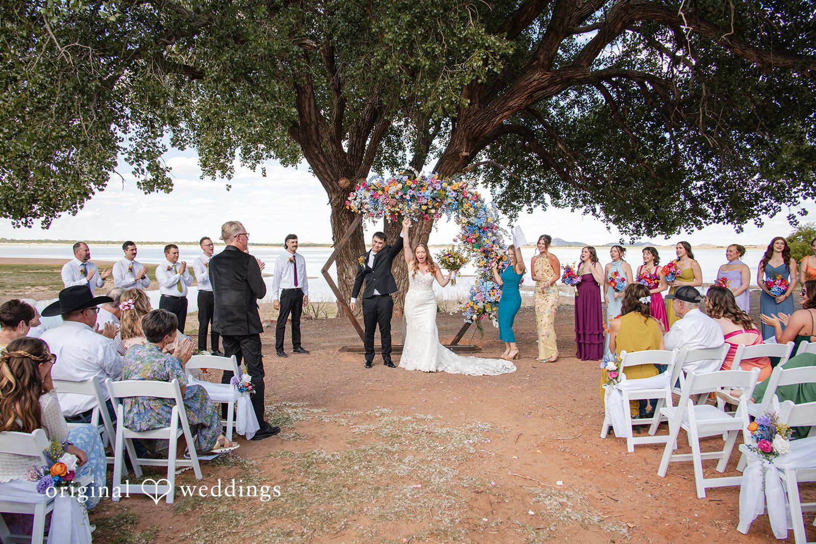 Brekyn + Benjie A joyful moment after the vows exchange