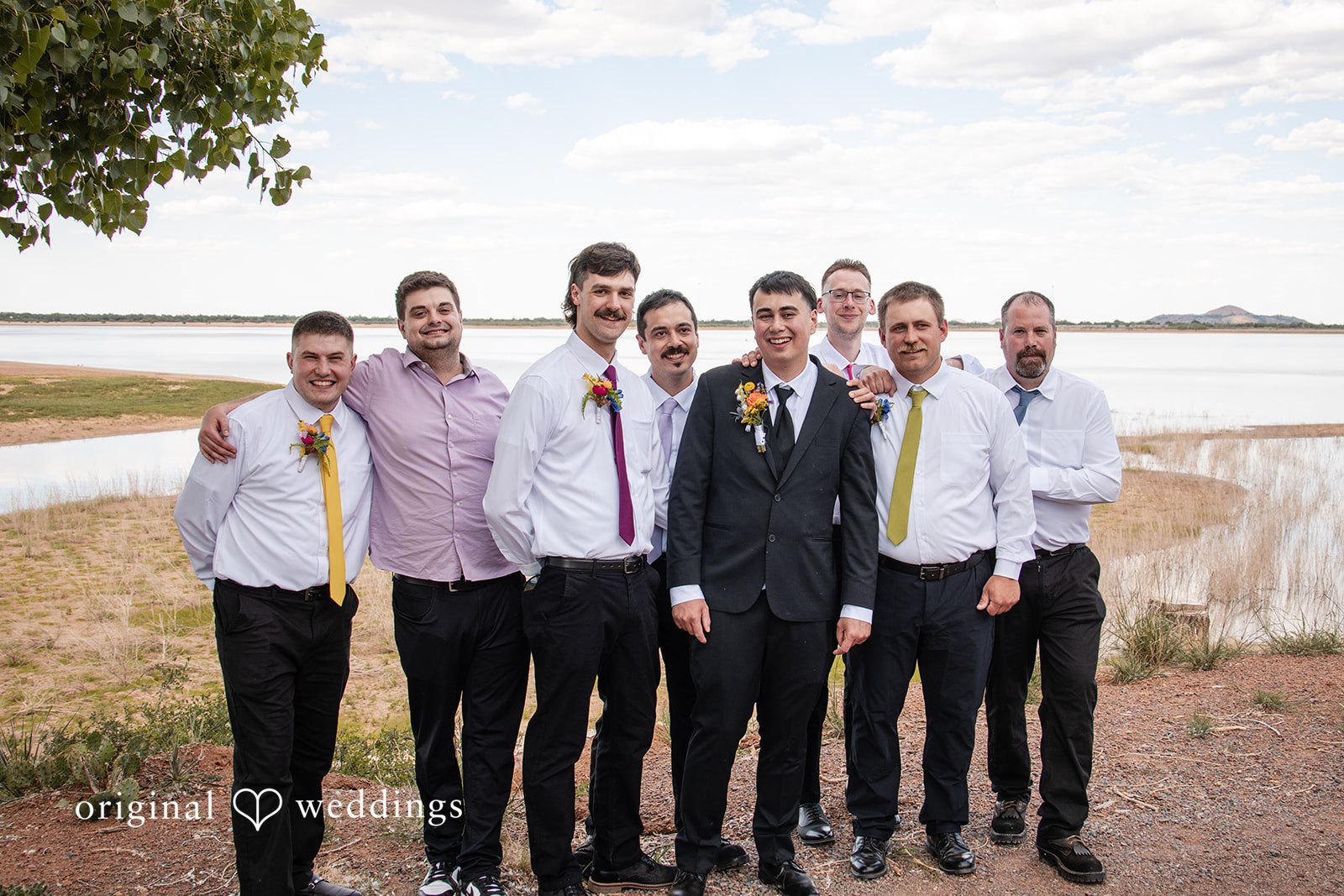 Brekyn + Benjie The groom and the groomsmen